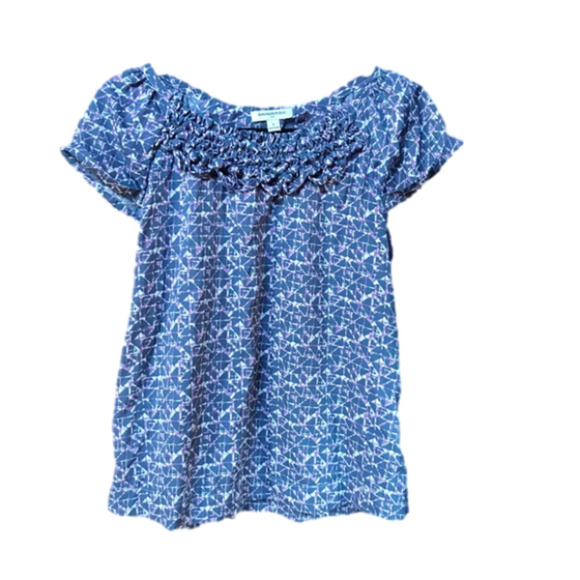 Banana Republic short sleeved blouse, print with details - Picture 1 of 9